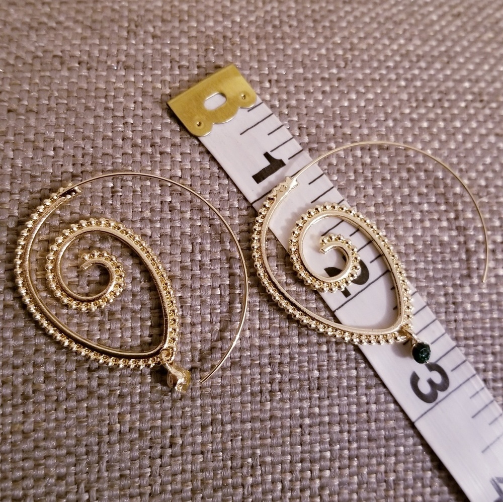 Gypsy Boho Fun Fashion Lightweight Earrings Gem - Picture 3 of 6